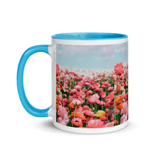 Load image into Gallery viewer, FLOWER FIELDS Mug with Color Inside

