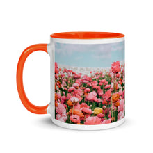 Load image into Gallery viewer, FLOWER FIELDS Mug with Color Inside
