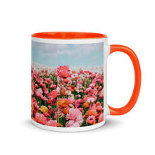 Load image into Gallery viewer, FLOWER FIELDS Mug with Color Inside
