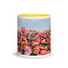 Load image into Gallery viewer, FLOWER FIELDS Mug with Color Inside
