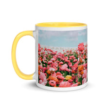 Load image into Gallery viewer, FLOWER FIELDS Mug with Color Inside
