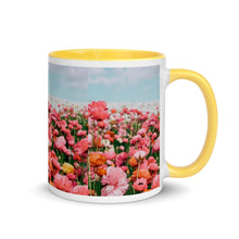 Load image into Gallery viewer, FLOWER FIELDS Mug with Color Inside
