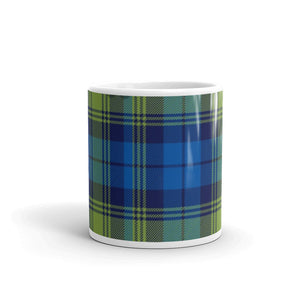 ROYAL BLUE TARTAN PLAID Mug