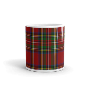 ROYAL RED TARTAN PLAID Mug