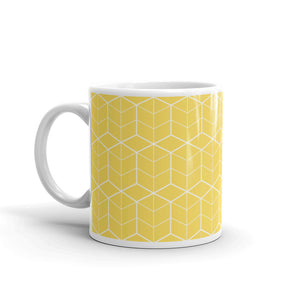 YELLOW GEO MUG