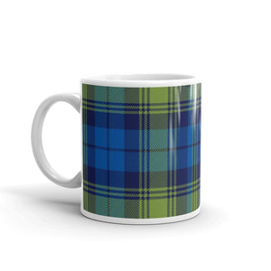 ROYAL BLUE TARTAN PLAID Mug