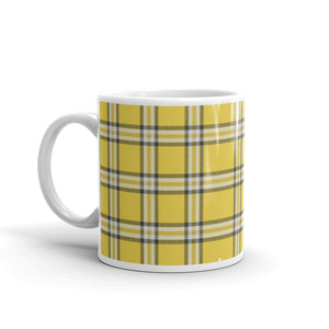 YELLOW TARTAN PLAID Mug