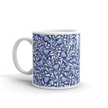 Load image into Gallery viewer, BLUE AND WHITE FLORAL PATTERN  Mug
