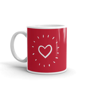 GLOWING HEART Mug