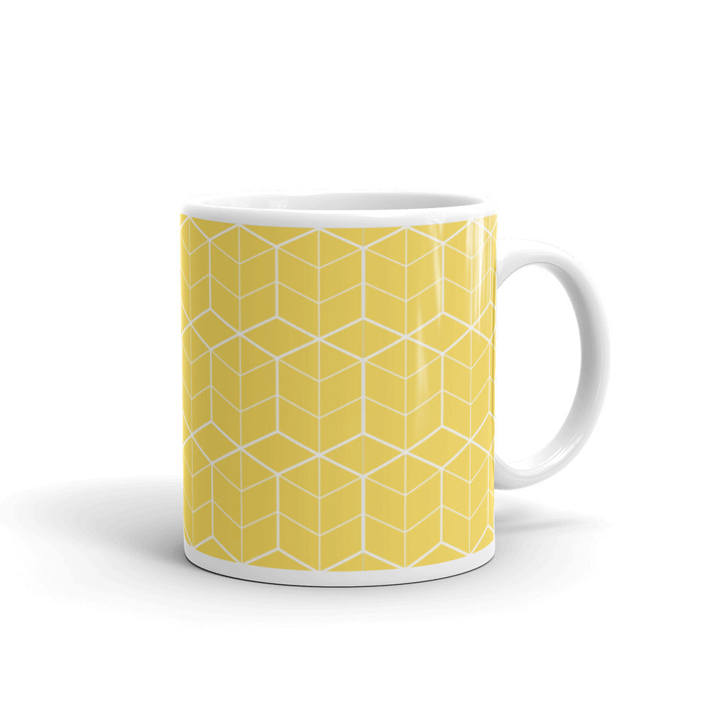 YELLOW GEO MUG