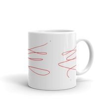 Load image into Gallery viewer, MODERN ART RED SWIRL Mug
