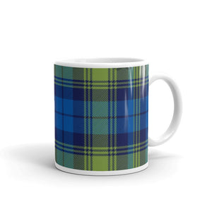 ROYAL BLUE TARTAN PLAID Mug