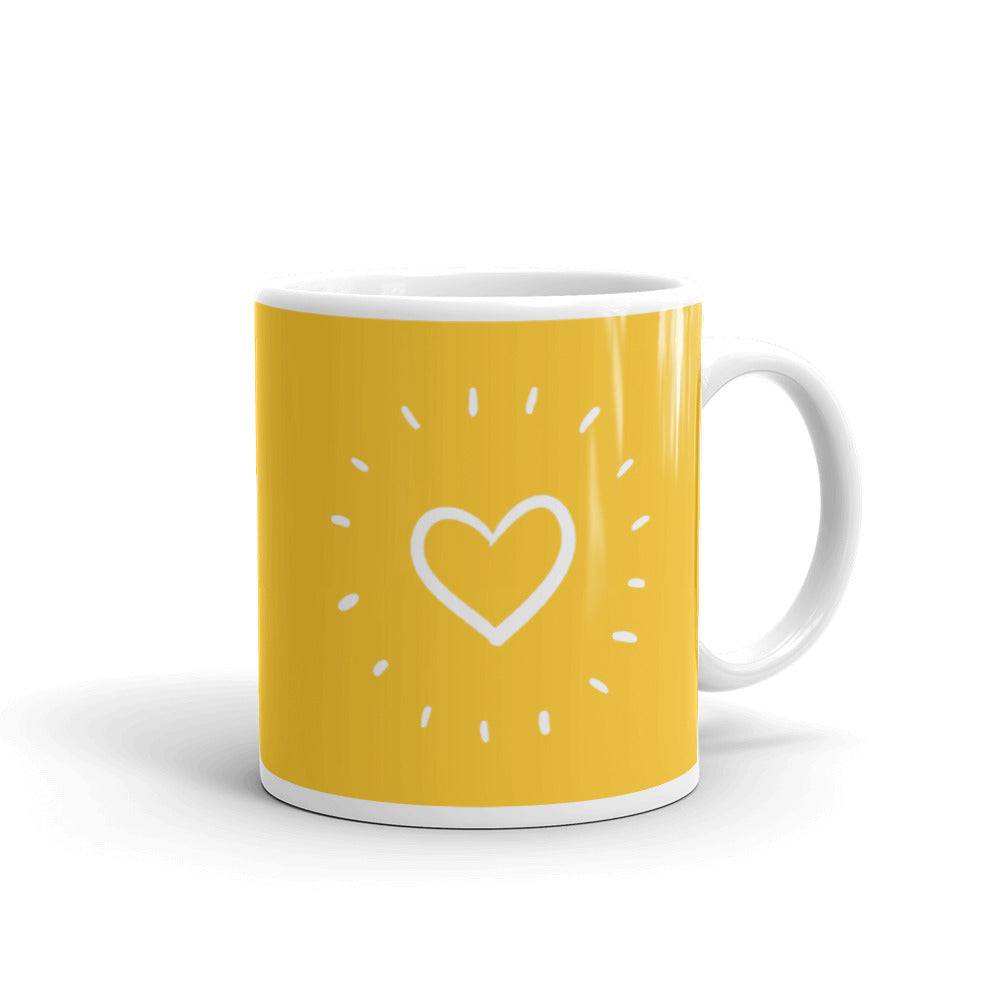 GLOWING HEART Mug