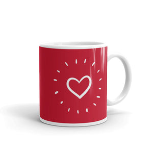 GLOWING HEART Mug