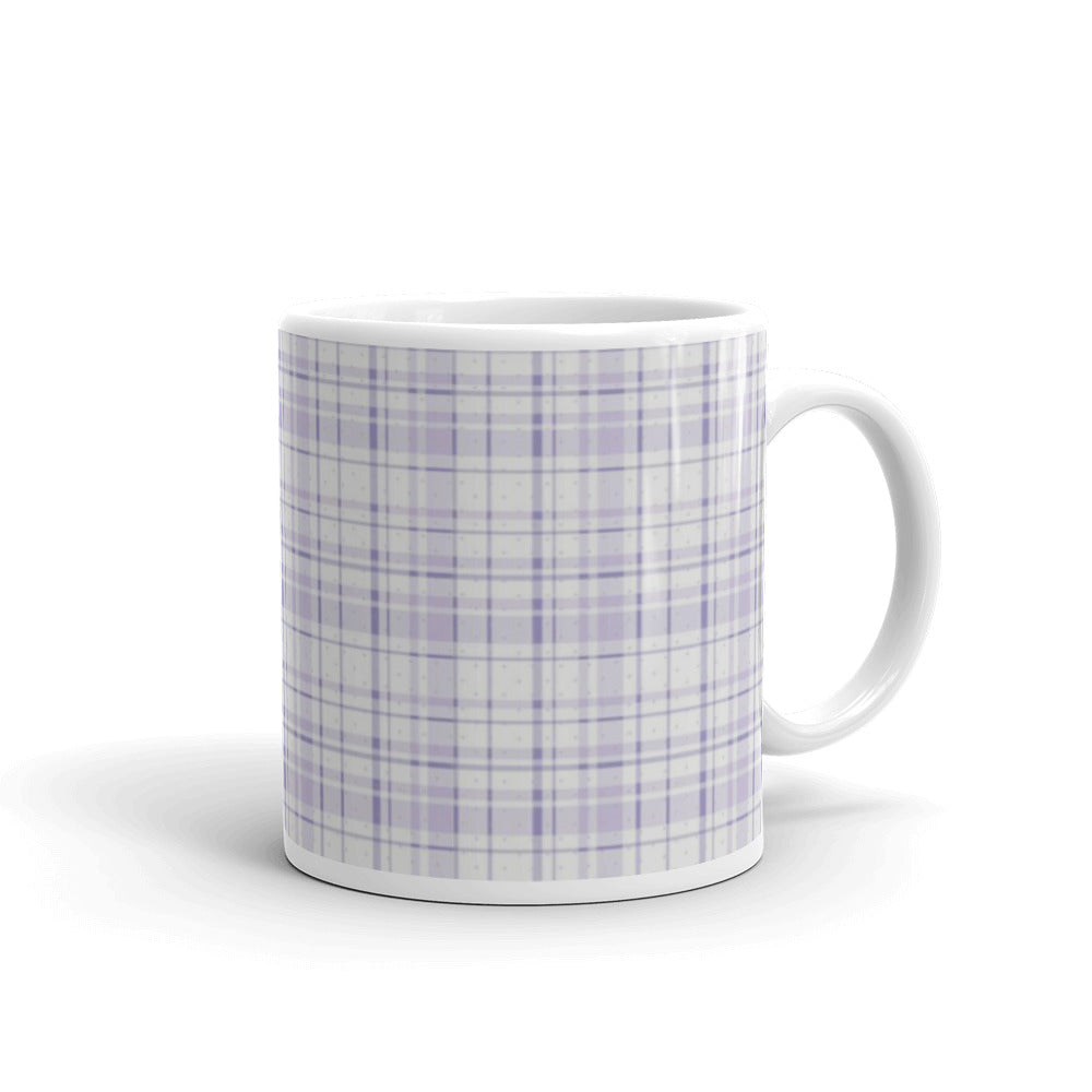 LAVENDER TARTAN PLAID Mug