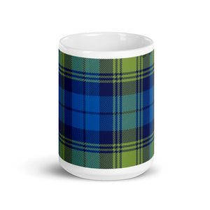 ROYAL BLUE TARTAN PLAID Mug