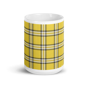 YELLOW TARTAN PLAID Mug