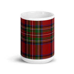 ROYAL RED TARTAN PLAID Mug