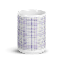 Load image into Gallery viewer, LAVENDER TARTAN PLAID Mug
