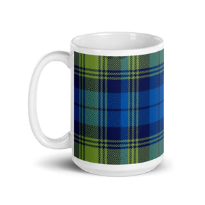 ROYAL BLUE TARTAN PLAID Mug