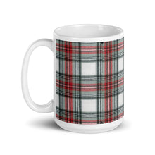 Load image into Gallery viewer, ROYAL WHITE TARTAN PLAID Mug
