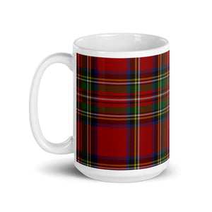 ROYAL RED TARTAN PLAID Mug