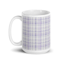 Load image into Gallery viewer, LAVENDER TARTAN PLAID Mug
