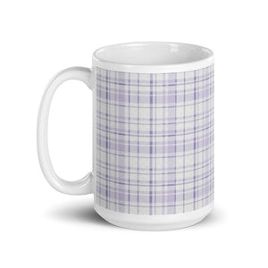 LAVENDER TARTAN PLAID Mug