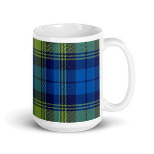 ROYAL BLUE TARTAN PLAID Mug