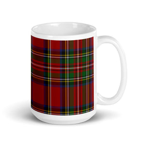 ROYAL RED TARTAN PLAID Mug