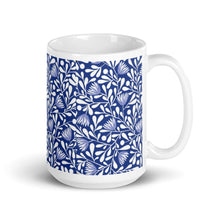 Load image into Gallery viewer, BLUE AND WHITE FLORAL PATTERN  Mug
