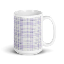 Load image into Gallery viewer, LAVENDER TARTAN PLAID Mug
