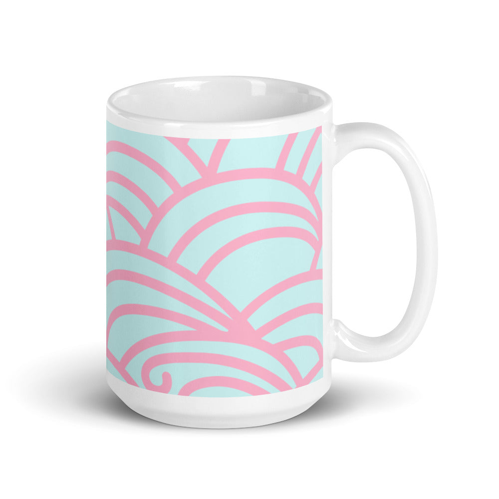 MALIBU White glossy mug