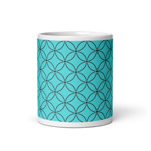 INTERCONNECTED White glossy mug