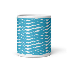 Load image into Gallery viewer, FLOWING LINES White glossy mug
