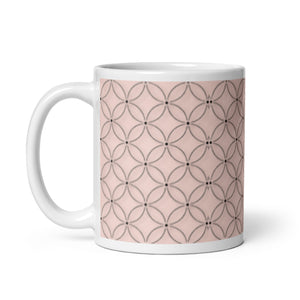 INTERCONNECTED White glossy mug