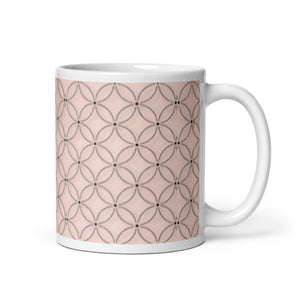 INTERCONNECTED White glossy mug