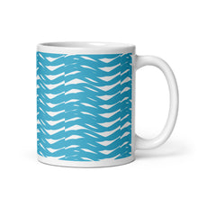 Load image into Gallery viewer, FLOWING LINES White glossy mug
