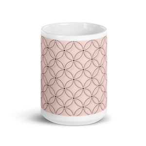 INTERCONNECTED White glossy mug