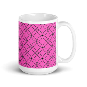 INTERCONNECTED White glossy mug