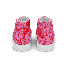 Load image into Gallery viewer, THE ROSE Women’s high top canvas shoes
