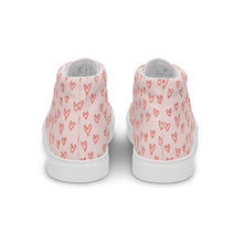 Load image into Gallery viewer, ALL HEART Women’s high top canvas shoes
