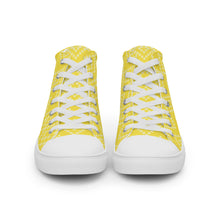 Load image into Gallery viewer, GLOW Women’s high top canvas shoes
