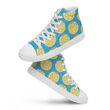 Load image into Gallery viewer, LEMON Women’s high top canvas shoes
