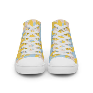 BRIGHT MORNING Women’s high top canvas shoes