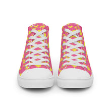 Load image into Gallery viewer, BUBBLEGUM Women’s high top canvas shoes
