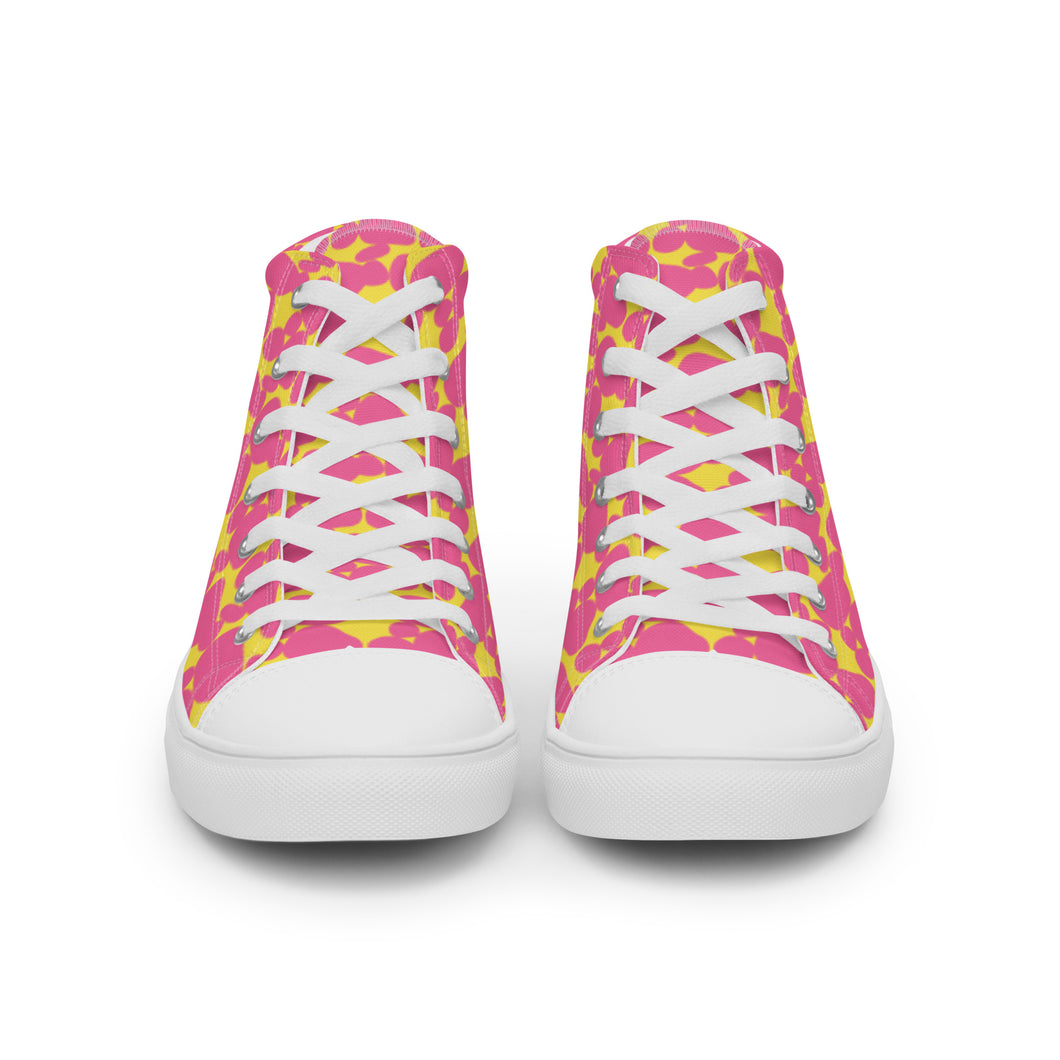 BUBBLEGUM Women’s high top canvas shoes