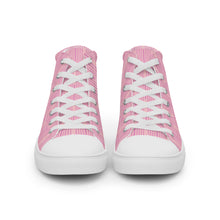 Load image into Gallery viewer, PINK SUNRISE Women’s high top canvas shoes
