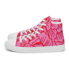 Load image into Gallery viewer, THE ROSE Women’s high top canvas shoes
