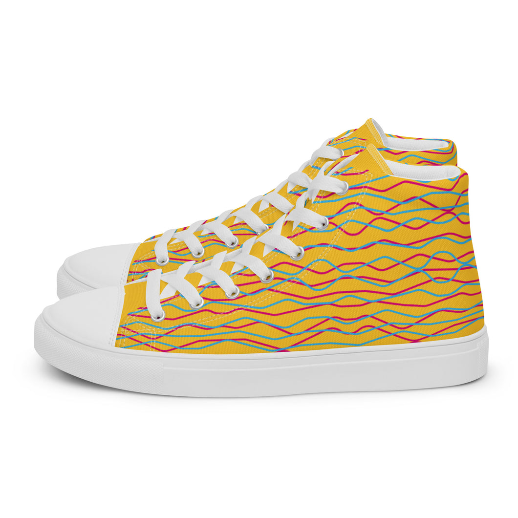 ALL IN Women’s high top canvas shoes